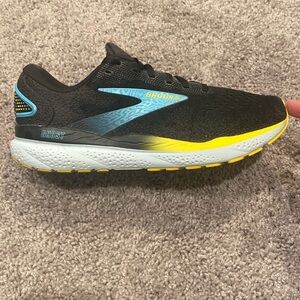 Brooks Ghost 16 Men’s Size 9 D Running Shoes Blue Black 1104181D029